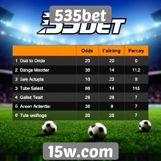Comparação de odds no 535bet com concorrentes